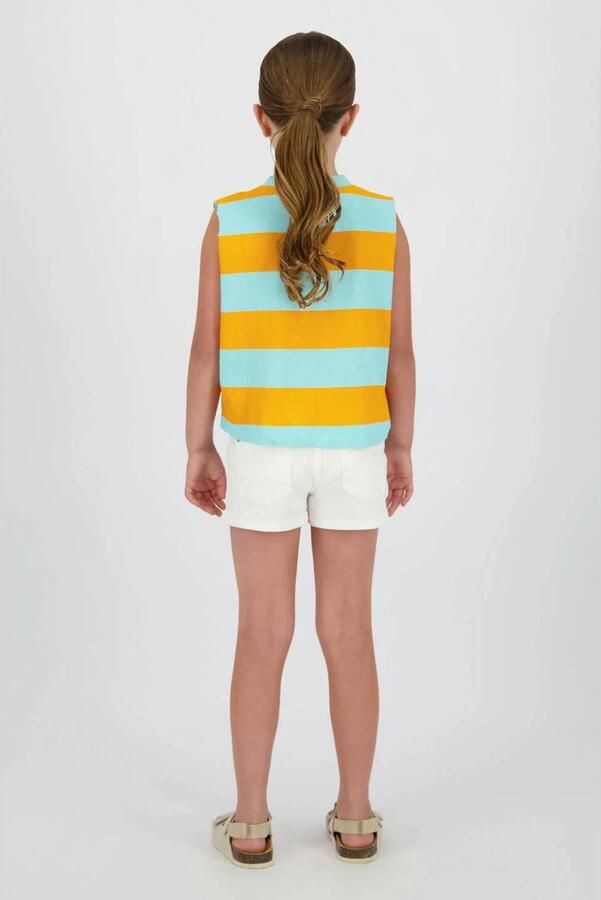 Vingino gestreepte T-shirt lichtblauw - Foto 2