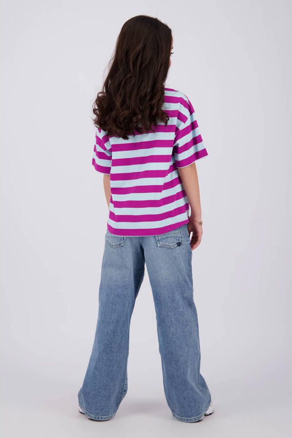 Vingino gestreepte T-shirt paars - Foto 2