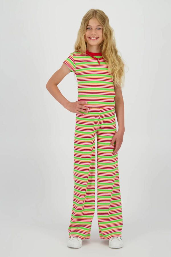 Vingino gestreepte T-shirt rood