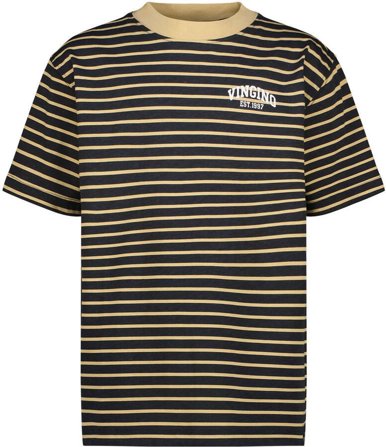 Vingino gestreepte T-shirt zand