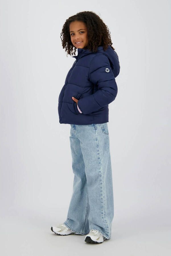 Vingino gewatteerde jas donkerblauw - Foto 3