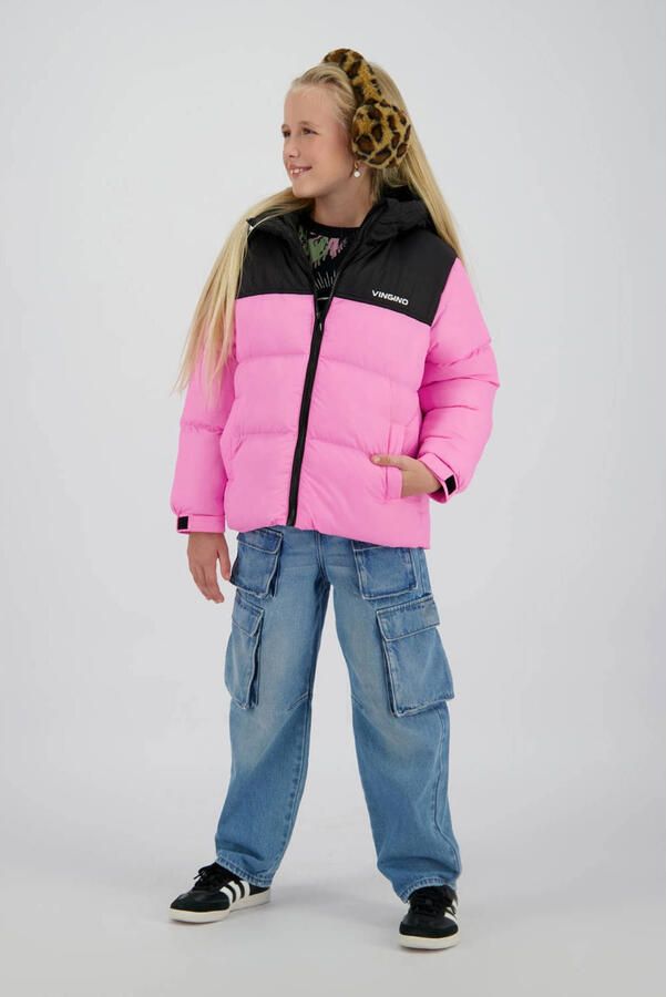Vingino gewatteerde jas roze - Foto 2