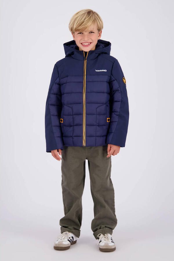 Vingino gewatteerde winterjas donkerblauw