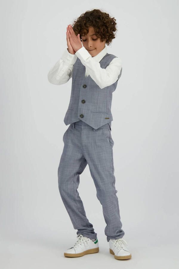 Vingino gilet grijsblauw