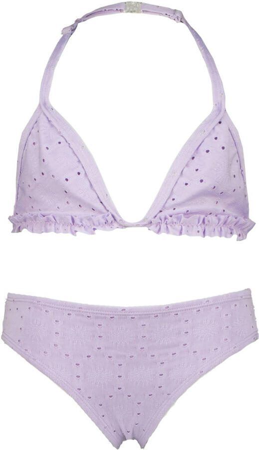 Vingino halterbikini Zolie lila Paars Meisjes Polyamide Effen