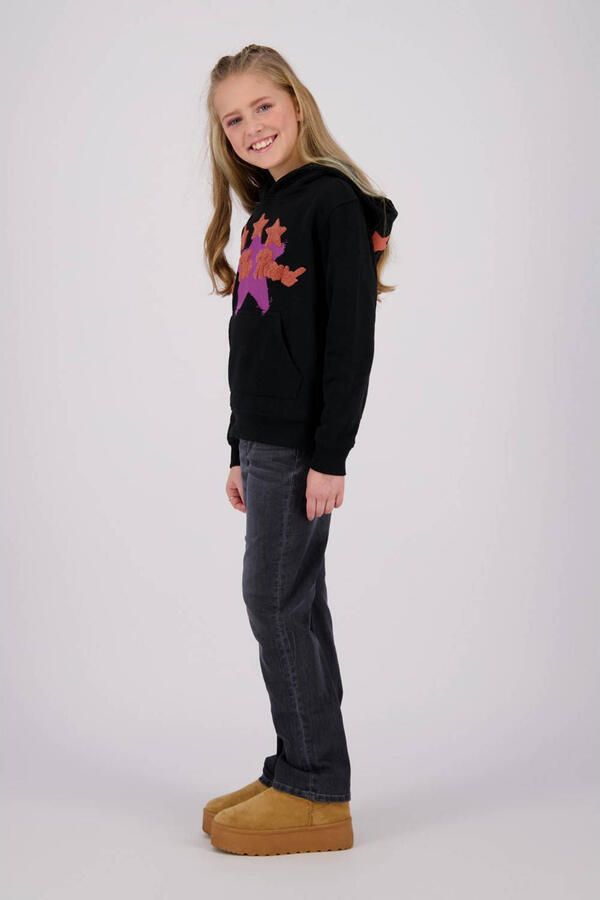 Vingino high waist straight leg jeans Catie washed black - Foto 5