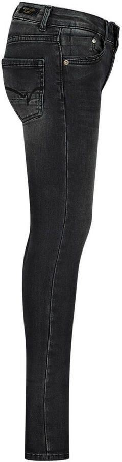 VINGINO high waist super skinny jeans Bianca black vintage Zwart Meisjes Stretchdenim 104