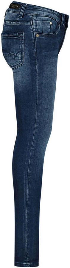 VINGINO high waist super skinny jeans Bianca dark vintage Blauw Meisjes Stretchdenim 140 - Foto 2