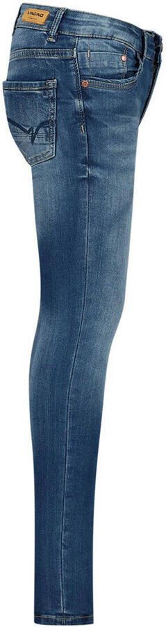 VINGINO high waist super skinny jeans Bianca mid blue wash Blauw Meisjes Stretchdenim 116 - Foto 3