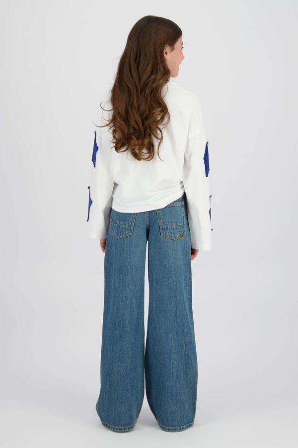 Vingino high waist wide leg jeans medium blue denim - Foto 5