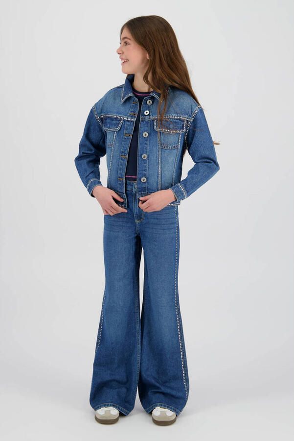 Vingino high waist wide leg jeans wide leg jeans medium blue denim