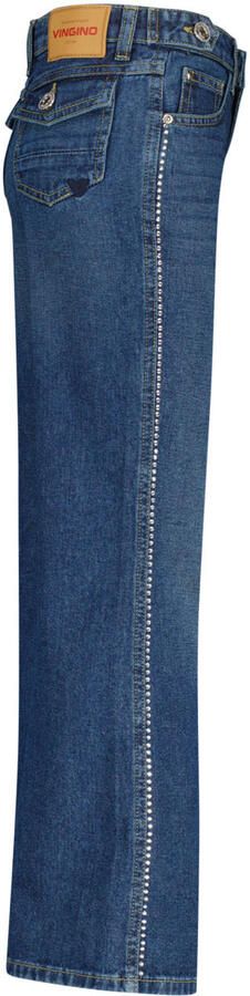 Vingino high waist wide leg jeans wide leg jeans medium blue denim - Foto 3