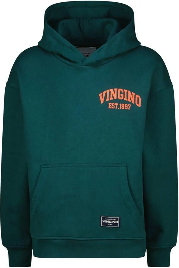 VINGINO Jongens Truien & Vesten Icon-hoody Donkergroen - Foto 4