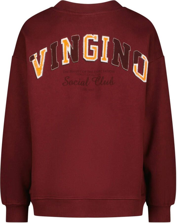 Vingino sweater met backprint bruin - Foto 2