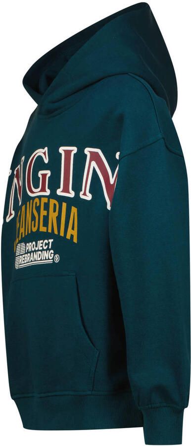 Vingino hoodie met logo donkergroen - Foto 2