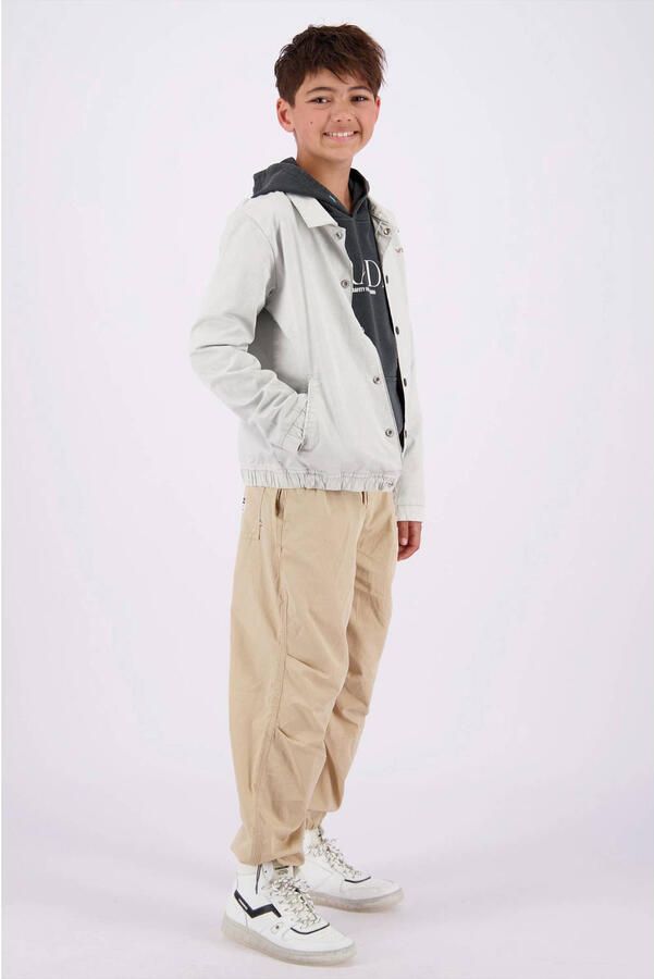 VINGINO hoodie Nifon met tekst antraciet Sweater Grijs Tekst 152 - Foto 2
