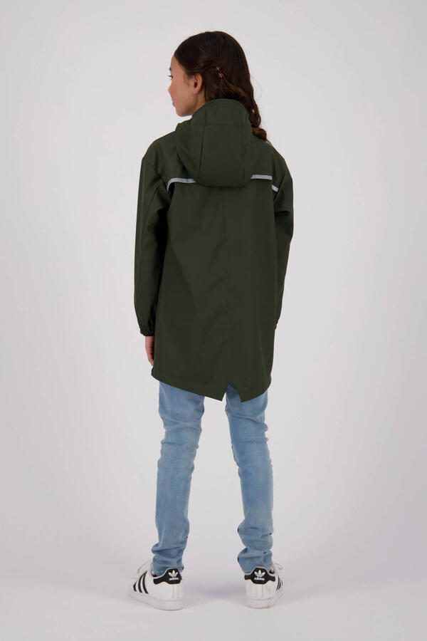 VINGINO kids regenjas Thunder armygroen Polypropyleen Capuchon 110 116 - Foto 2
