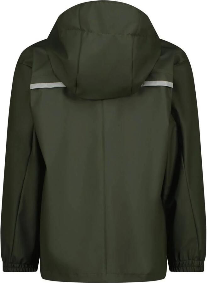 VINGINO kids regenjas Thyfoon armygroen Polypropyleen Capuchon 134 140