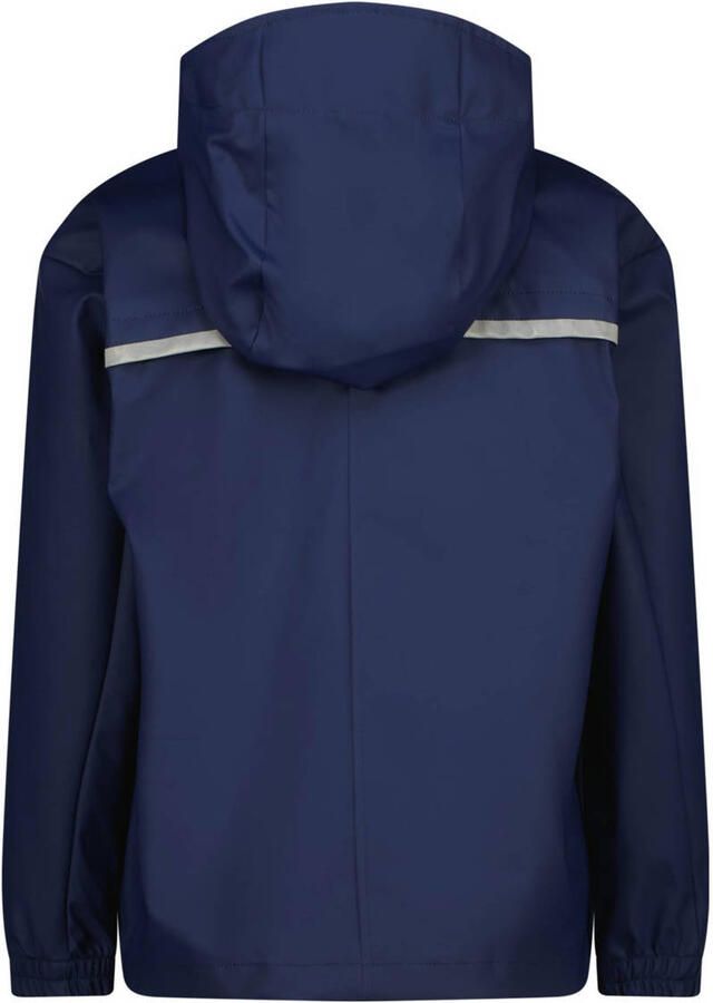 VINGINO kids regenjas Thyfoon donkerblauw Polypropyleen Capuchon 110 116