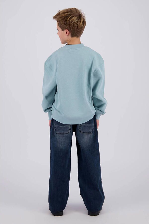Vingino sweater met print grijsblauw - Foto 2