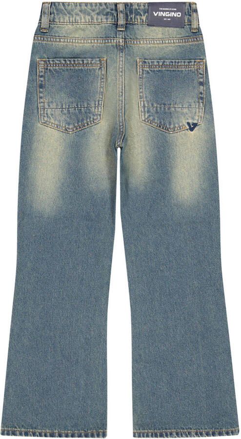 Vingino Leonardo bootcut jeans lichtblauw Jongens Denim Effen - Foto 2