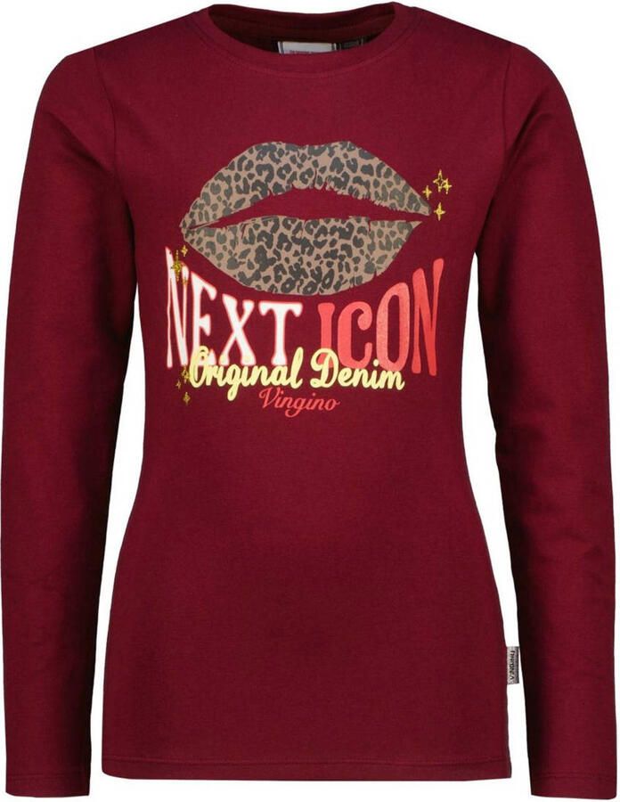 Vingino longsleeve donkerrood