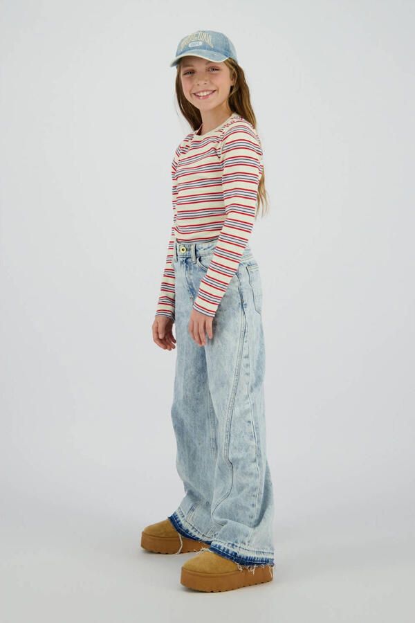 VINGINO Meisjes Tops & T-shirts Basic Stripe Top Wit - Foto 4