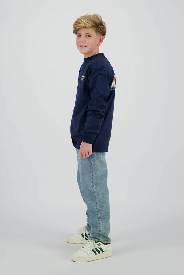 Vingino longsleeve met backprint donkerblauw - Foto 2