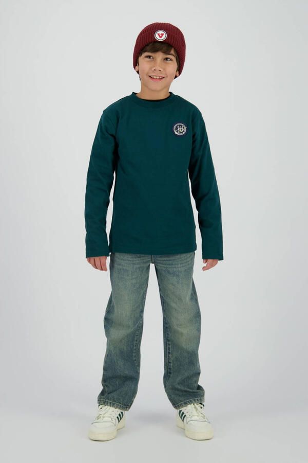 Vingino longsleeve met backprint donkergroen