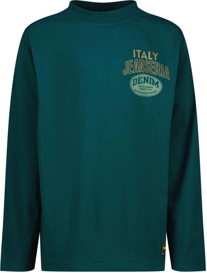 Vingino longsleeve met backprint donkergroen