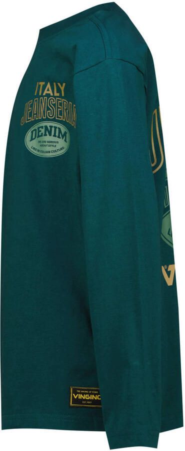 Vingino longsleeve met backprint donkergroen - Foto 2