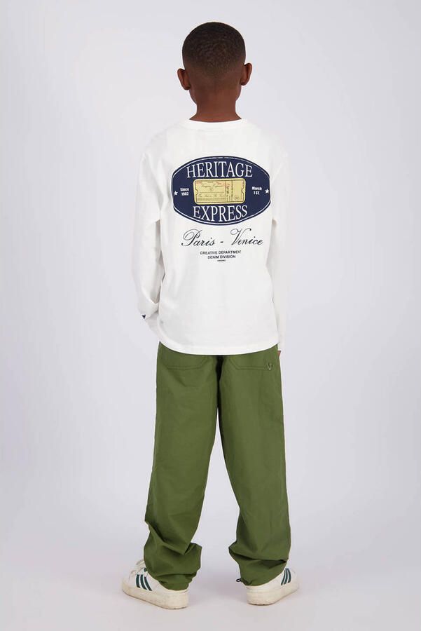 Vingino longsleeve met backprint wit - Foto 3