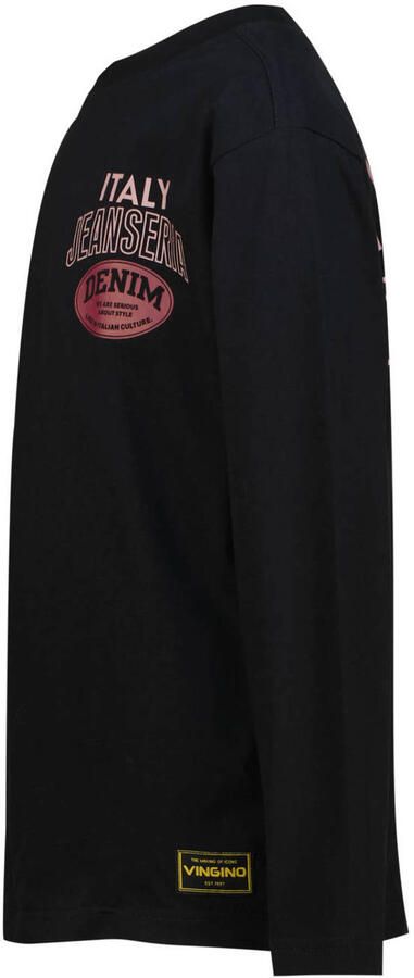 Vingino longsleeve met backprint zwart - Foto 2