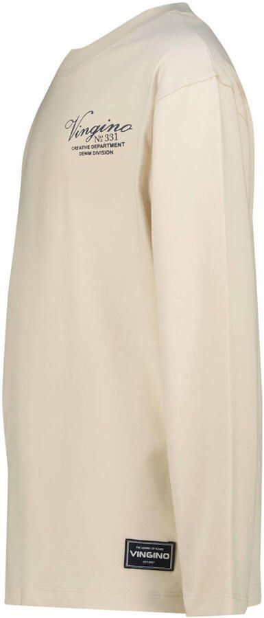 Vingino longsleeve met logo beige - Foto 3