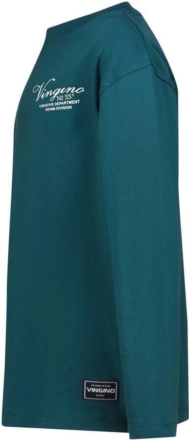 Vingino longsleeve met logo donkergroen - Foto 2