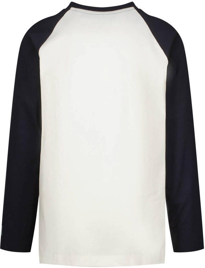 Vingino longsleeve met print donkerblauw Jongens Katoen Ronde hals Printopdruk - Foto 2