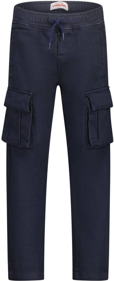 Vingino loose cargo broek donkerblauw