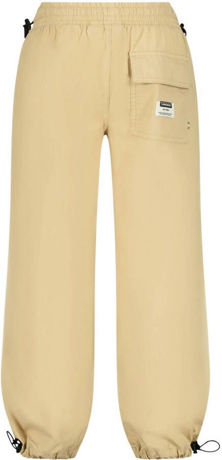 VINGINO loose fit broek zand Beige Jongens Katoen Effen 140