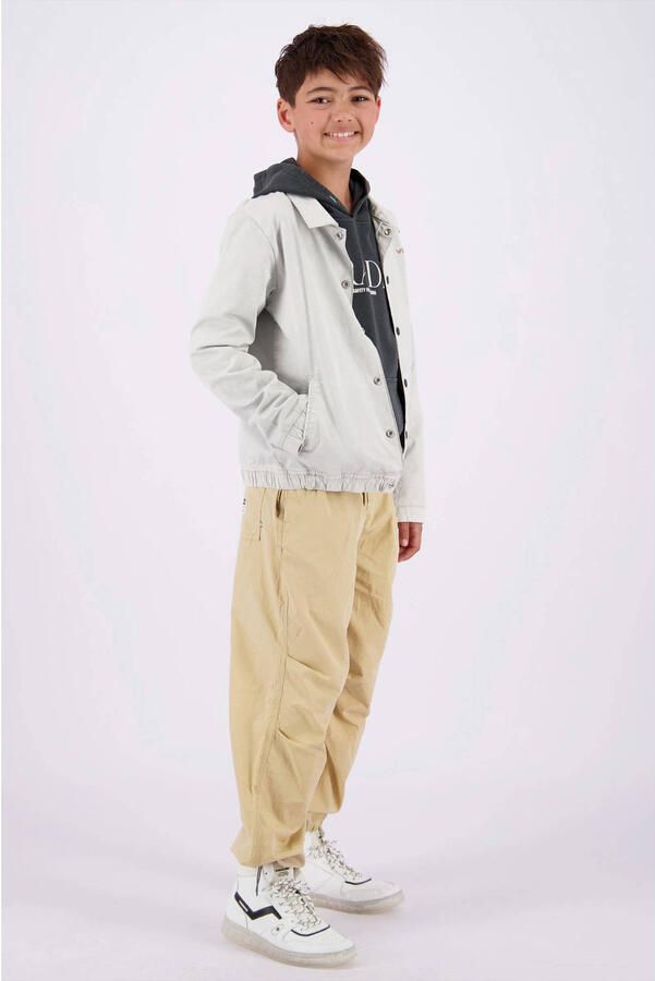VINGINO loose fit broek zand Beige Jongens Katoen Effen 140 - Foto 2
