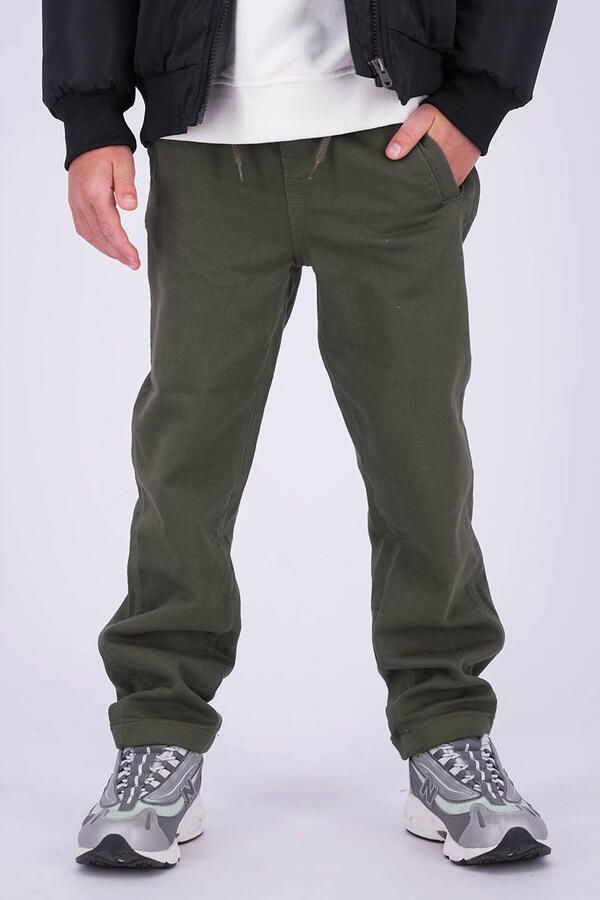 Vingino loose fit jeans olijfgroen