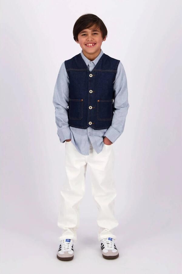 VINGINO Jongens Jeans Castiano Wit - Foto 4