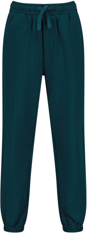 Vingino loose fit joggingbroek donkergroen Jongens Sweat Effen