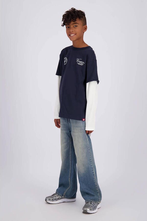 Vingino Luciano baggy jeans mediumblauw - Foto 2