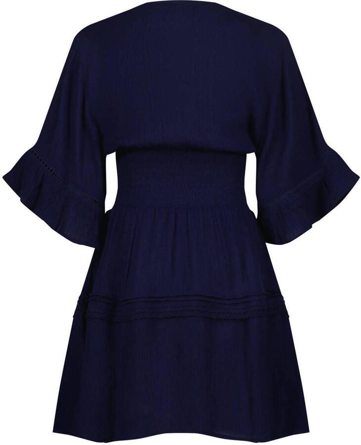 Vingino midi jurk broderie donkerblauw - Foto 2