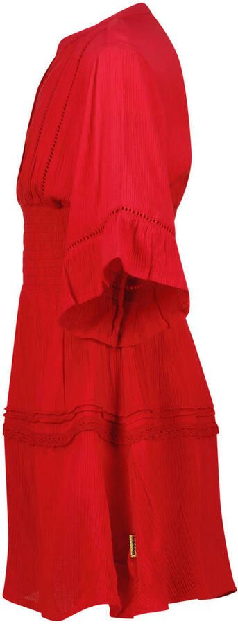 Vingino midi jurk broderie rood - Foto 2