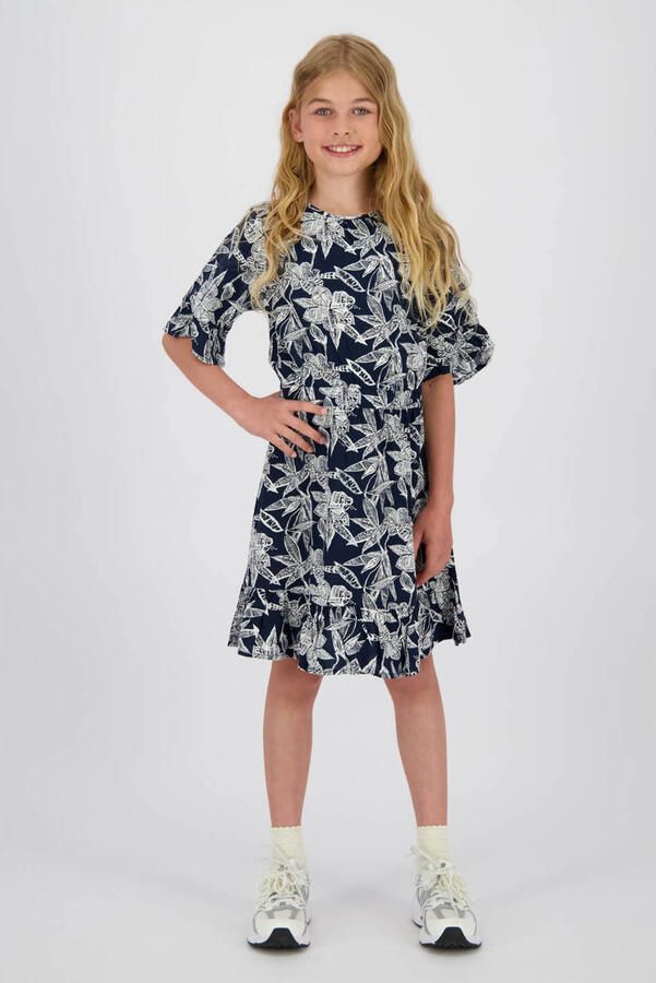 Vingino midi jurk donkerblauw