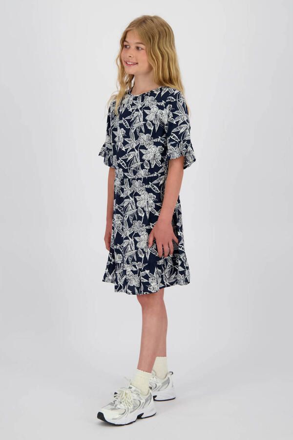 Vingino midi jurk donkerblauw - Foto 3