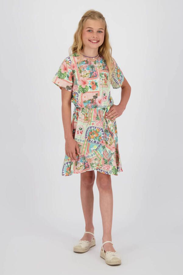 Vingino midi jurk groen