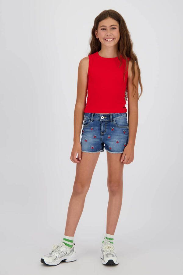 Vingino mouwloze top rood