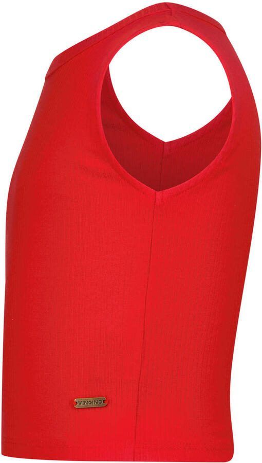 Vingino mouwloze top rood - Foto 3